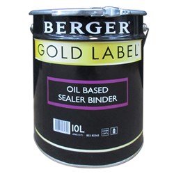 Berger Gold Label Oil Based Sealer Binder White 10L
